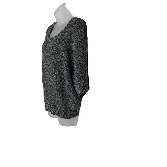 FREE People Black & White Knit Sweater Size S - Picture 4 of 7